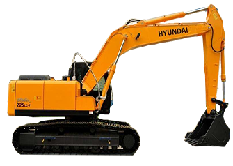 現(xiàn)代R225LC-7挖機(jī)整機(jī)總成