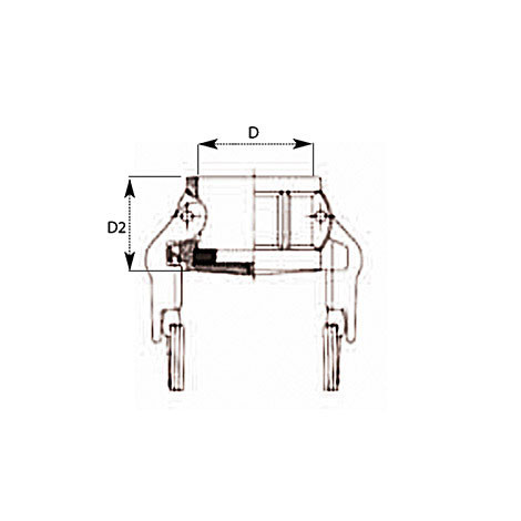襯氟CAMLOCK DC安全型 PLSDC